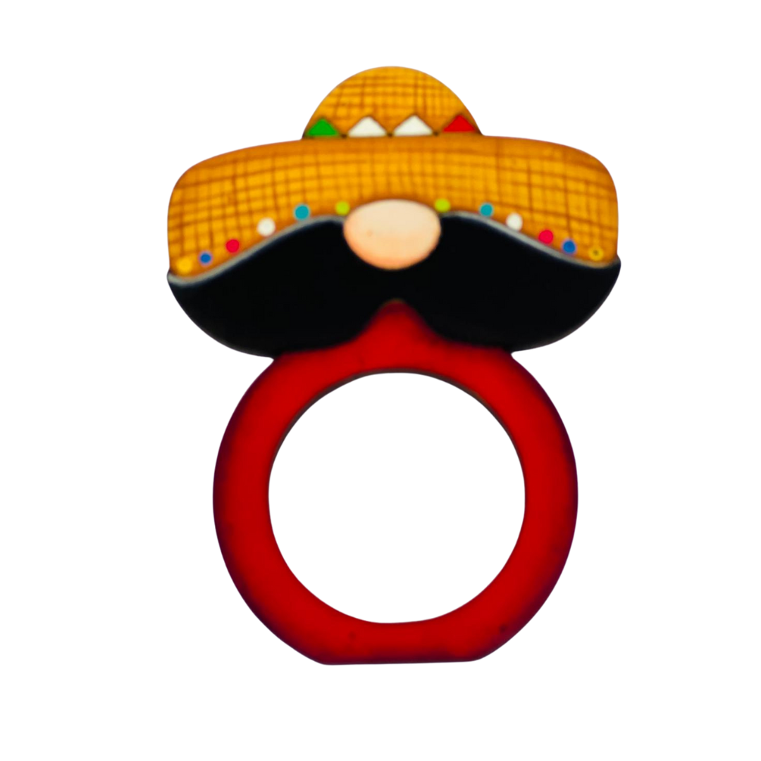 Anillos para servilletas de tela estilo mexicano