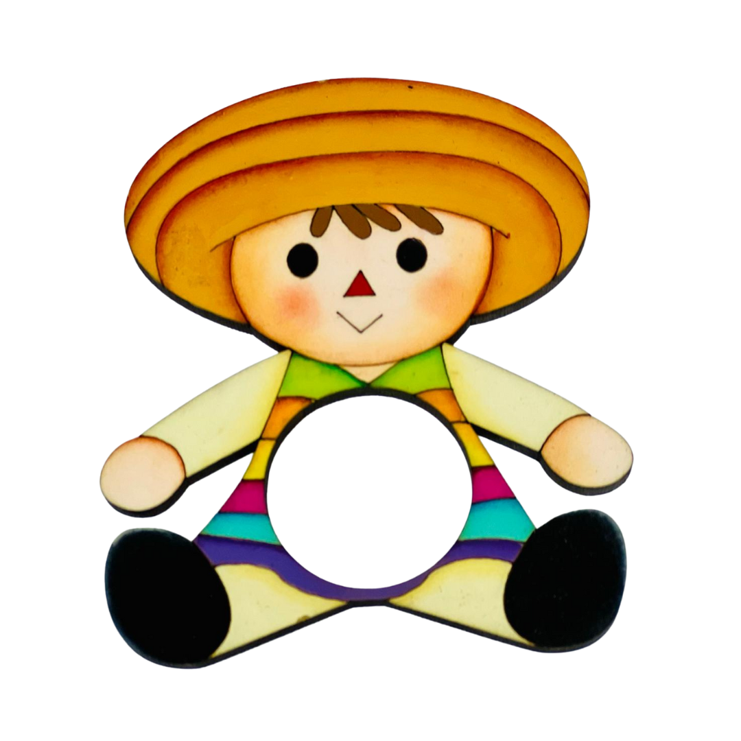 Anillos para servilletas de tela estilo mexicano