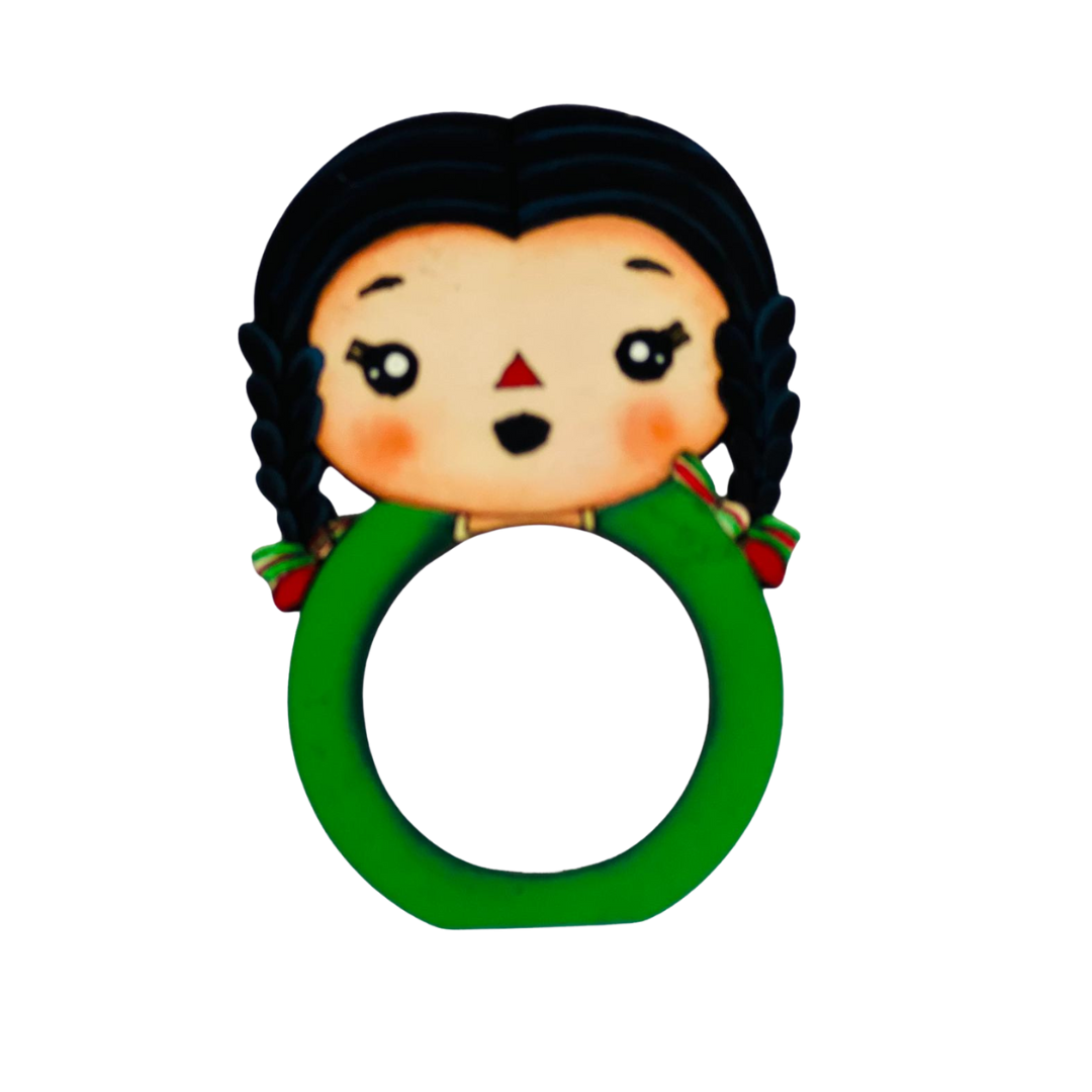 Anillos para servilletas de tela estilo mexicano