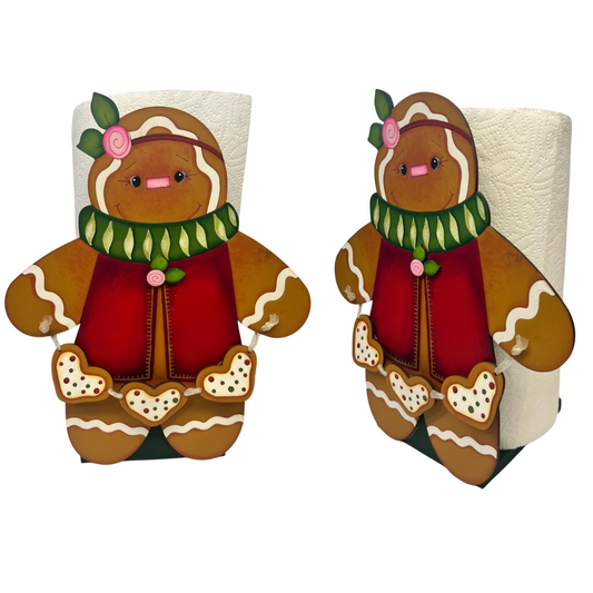 Porta Servitoalla Navideño de Jengibre -Pieza única