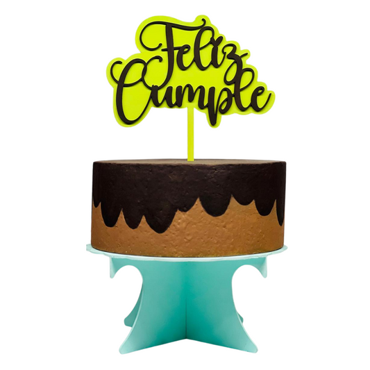 Cake Topper - Felicidades/ Feliz Cumple