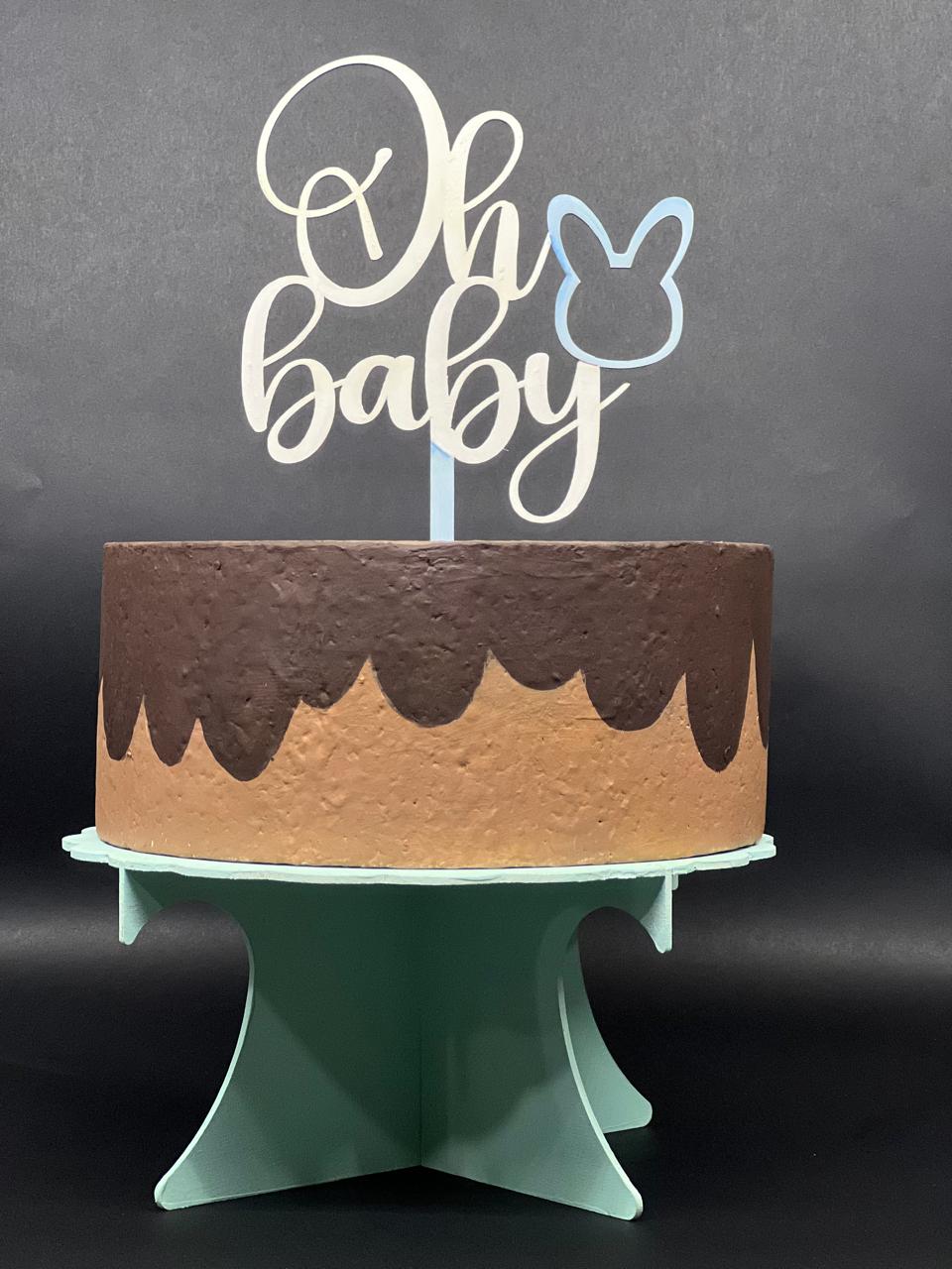 Cake Topper - Oh Baby