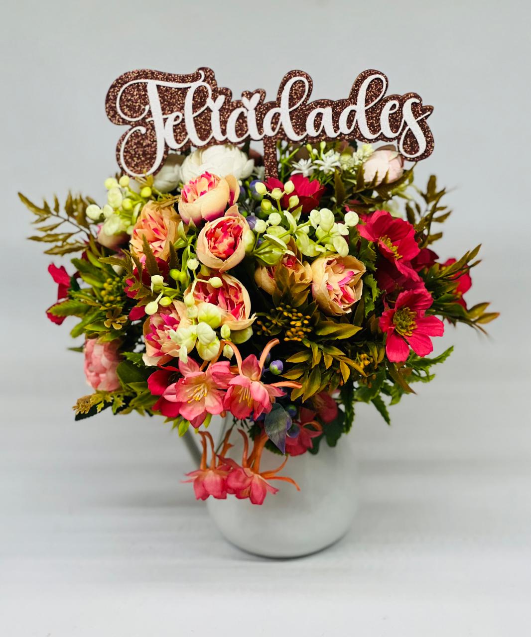 Cake Topper - Felicidades/ Feliz Cumple (MDF y Fomi)