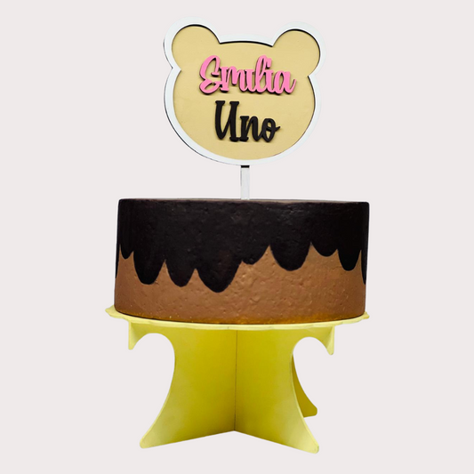 Cake Topper – Osito Personalizable