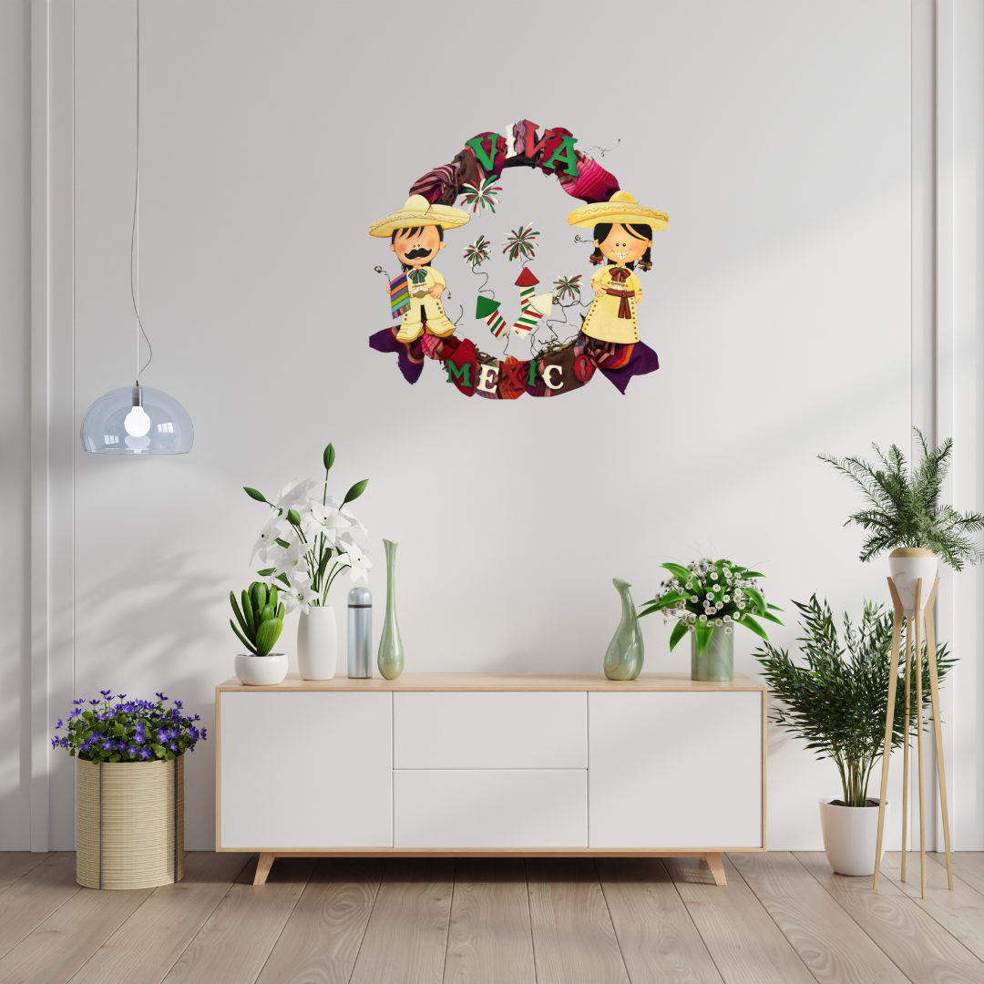 Corona “Viva México” – Mariachis - Pieza única