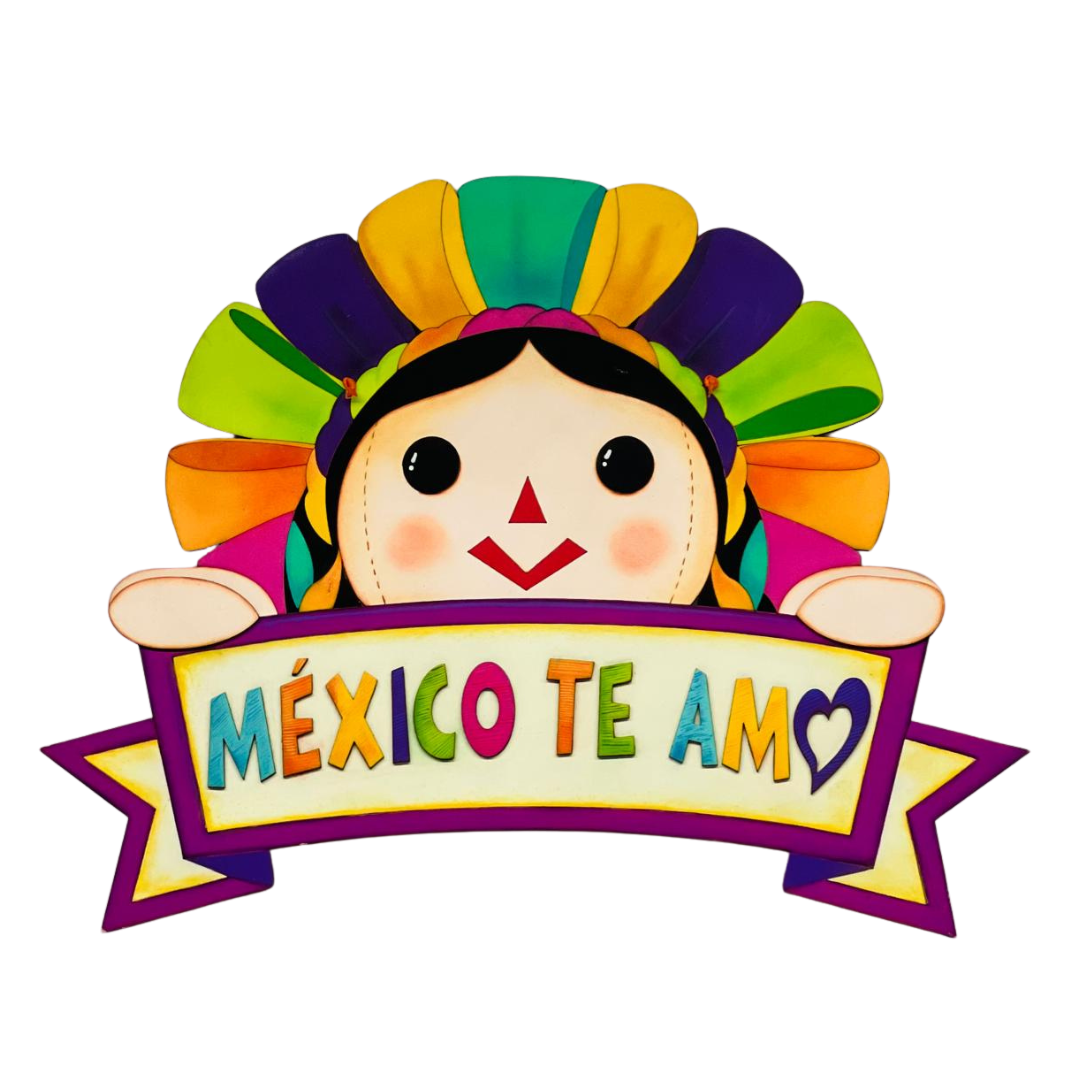Letrero Lele “México Te Amo”