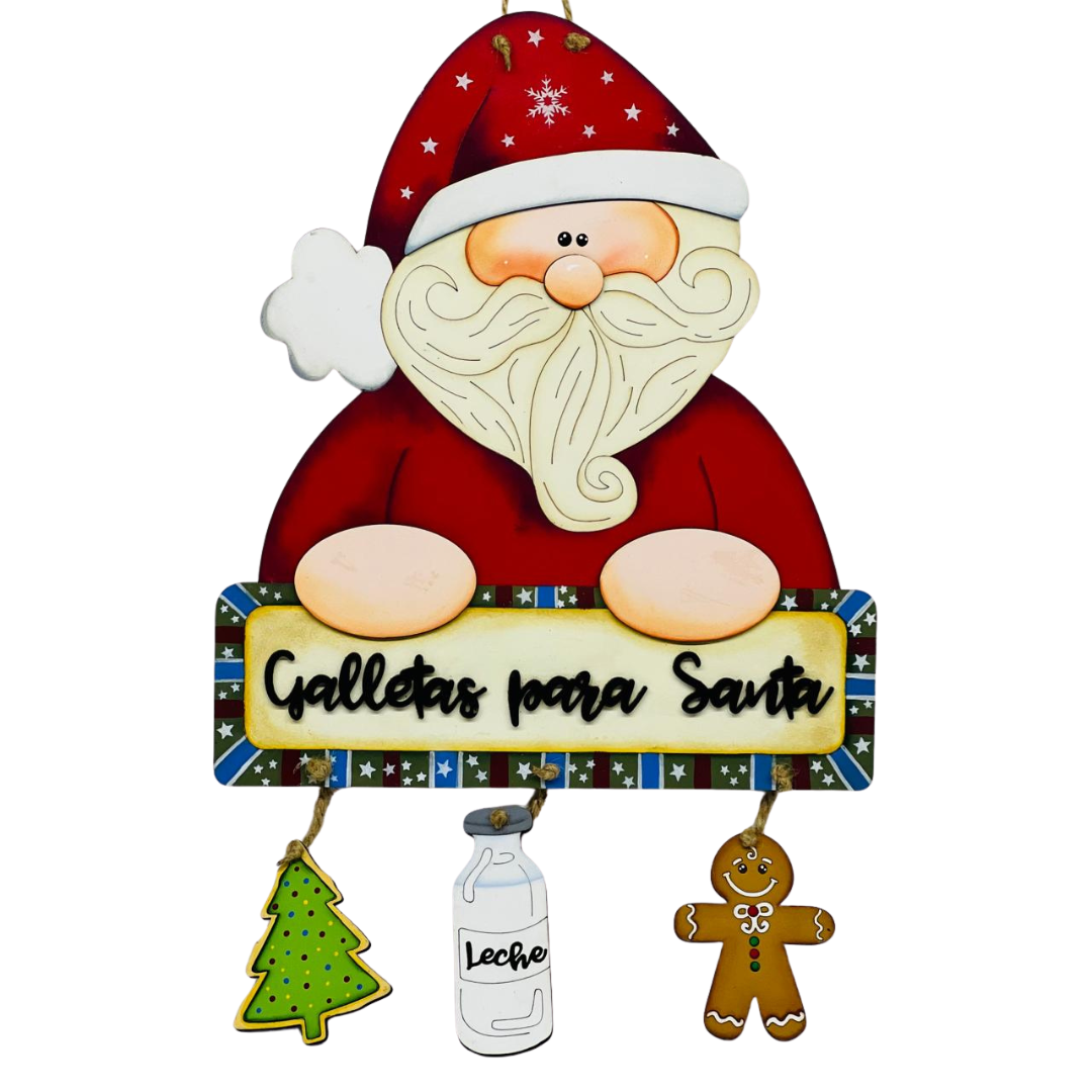 Santa Claus con galletas