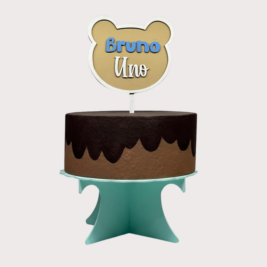 Cake Topper – Osito Personalizable