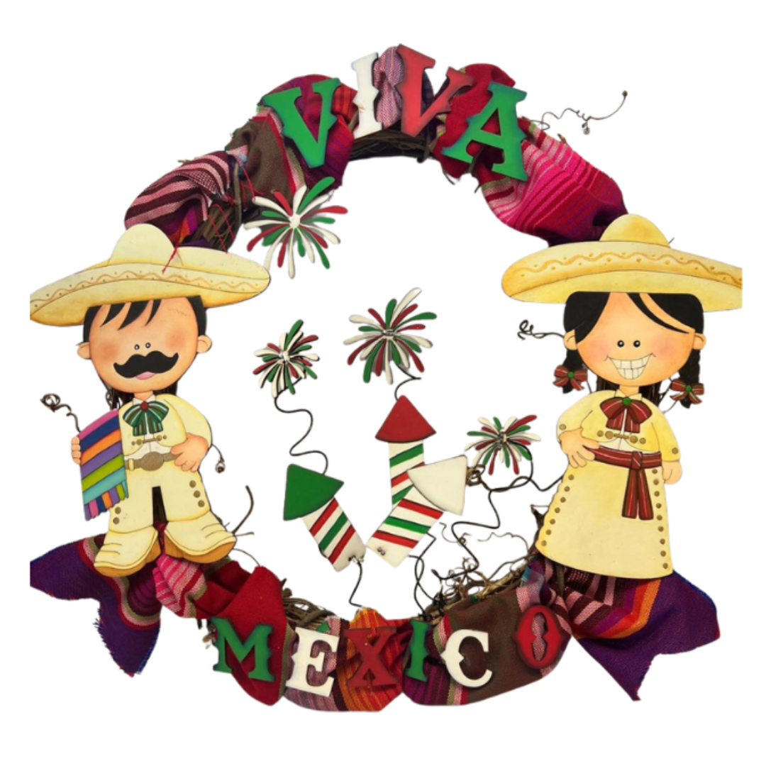 Corona “Viva México” – Mariachis - Pieza única