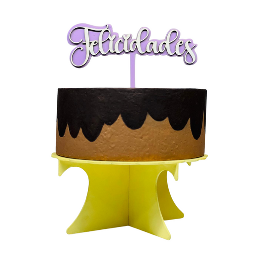 Cake Topper - Felicidades/ Feliz Cumple