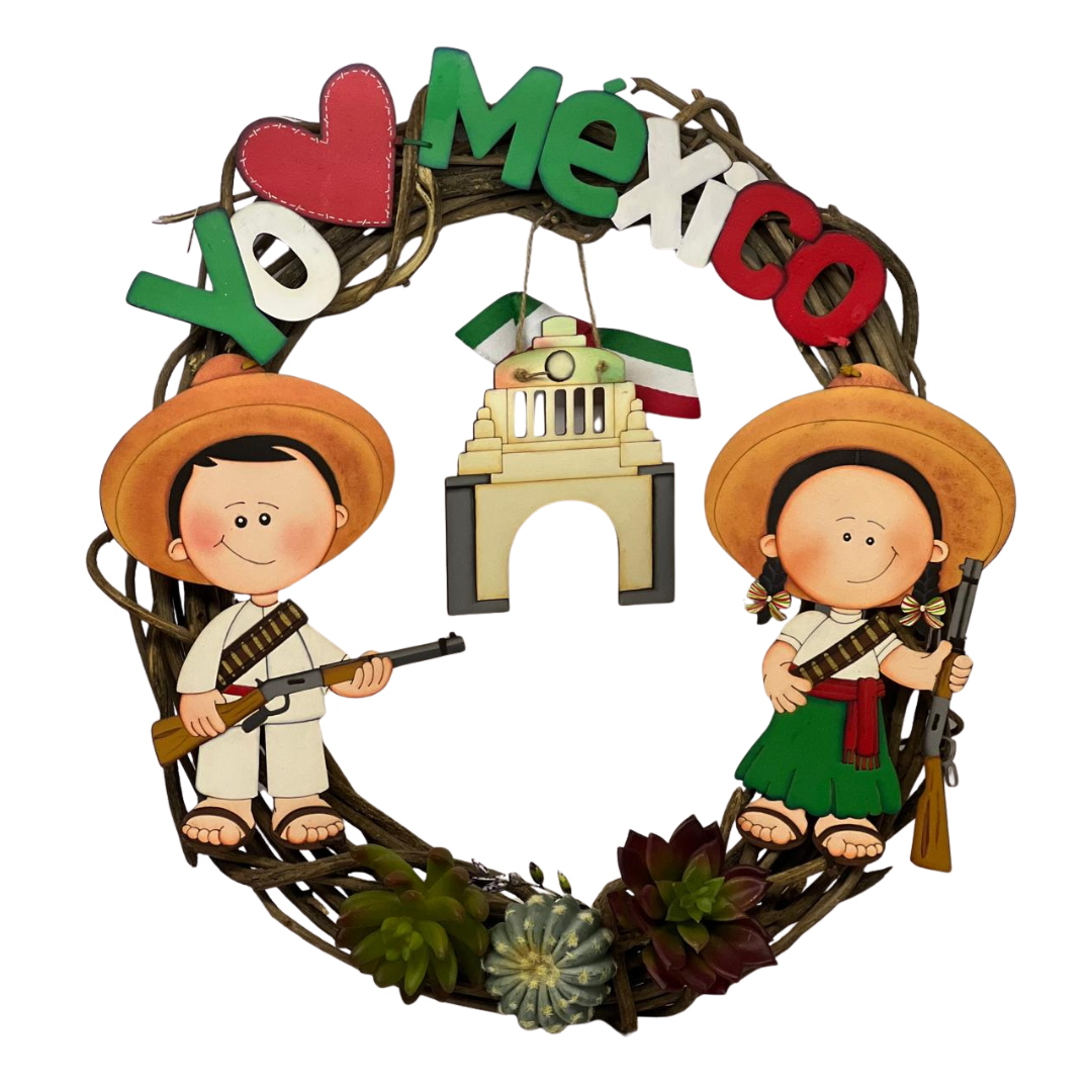 Corona “Yo Amo México” – Niños Revolucionarios - Pieza única