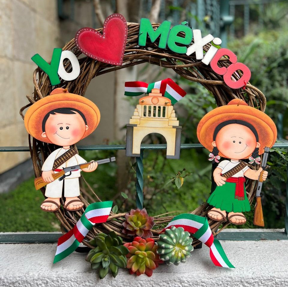 Corona “Yo Amo México” – Niños Revolucionarios - Pieza única